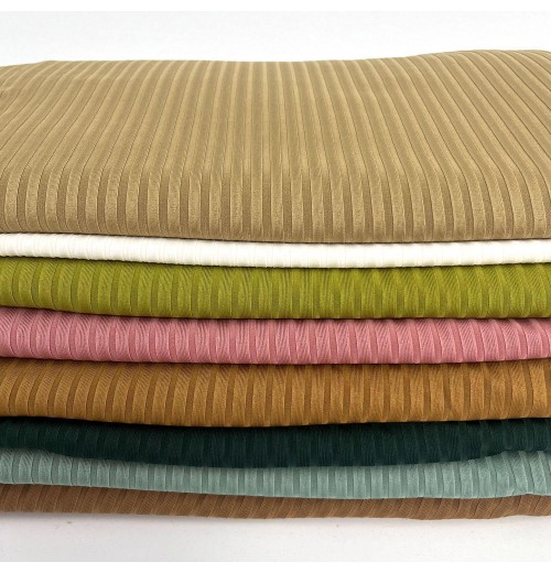 Hot sale price competitive price polyester spandex knit fabric 9*5 ribbed fabric for garments Hot sale price competitive price polyester spandex knit fabric 9*5 ribbed fabric for garments