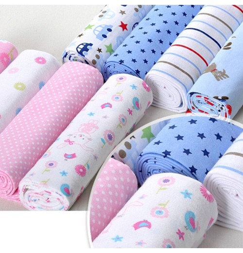 Custom Soft 100% Cotton Fabrics For Baby Plaid Printed Muslin Cotton Flannel Fabric Custom Soft 100% Cotton Fabrics For Baby Plaid Printed Muslin Cotton Flannel Fabric